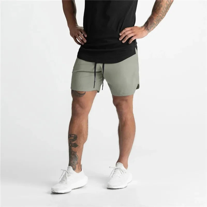 Men Gym Bodybuilding Shorts