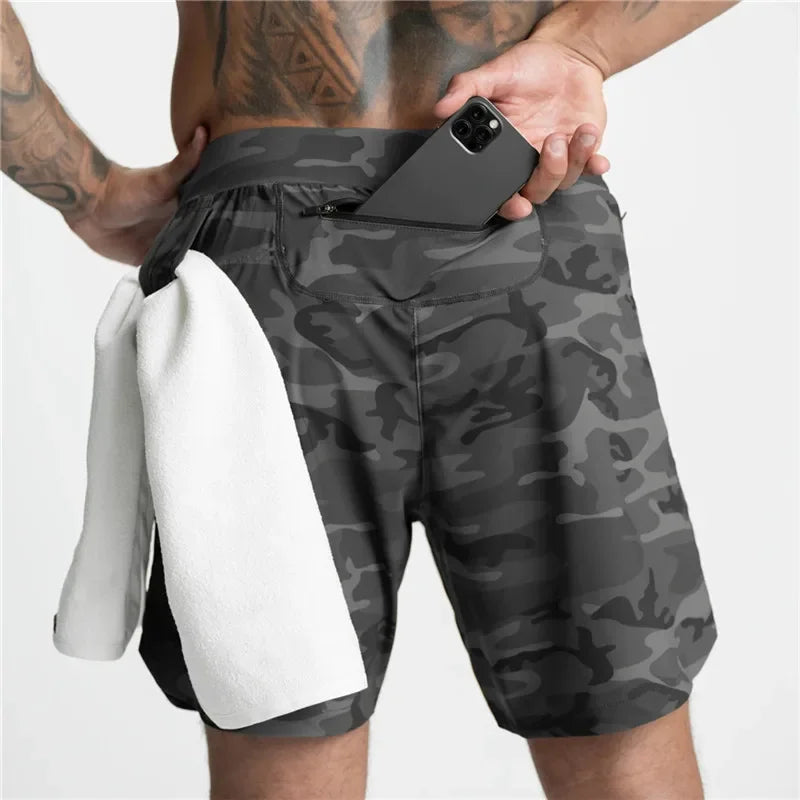 Men Gym Bodybuilding Shorts