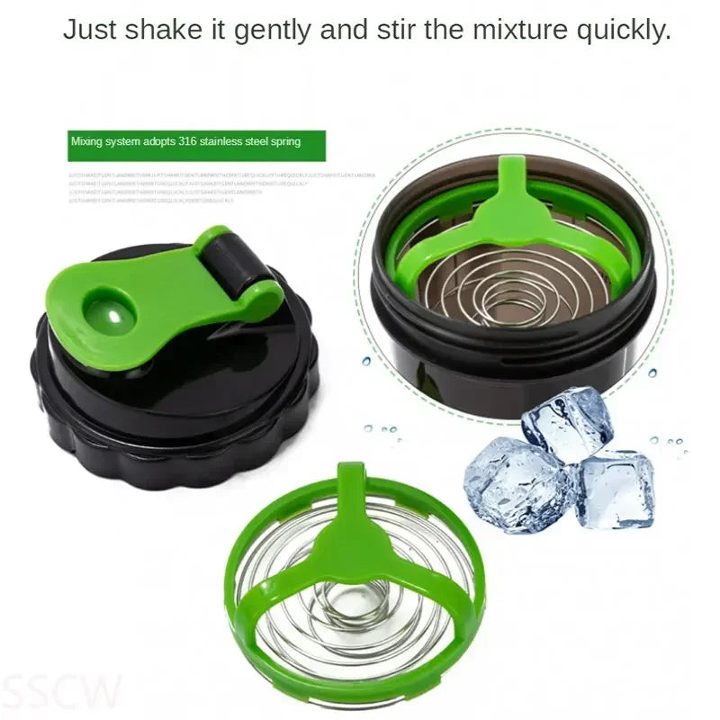 3 Layers Shaker Protein Bottle Gym