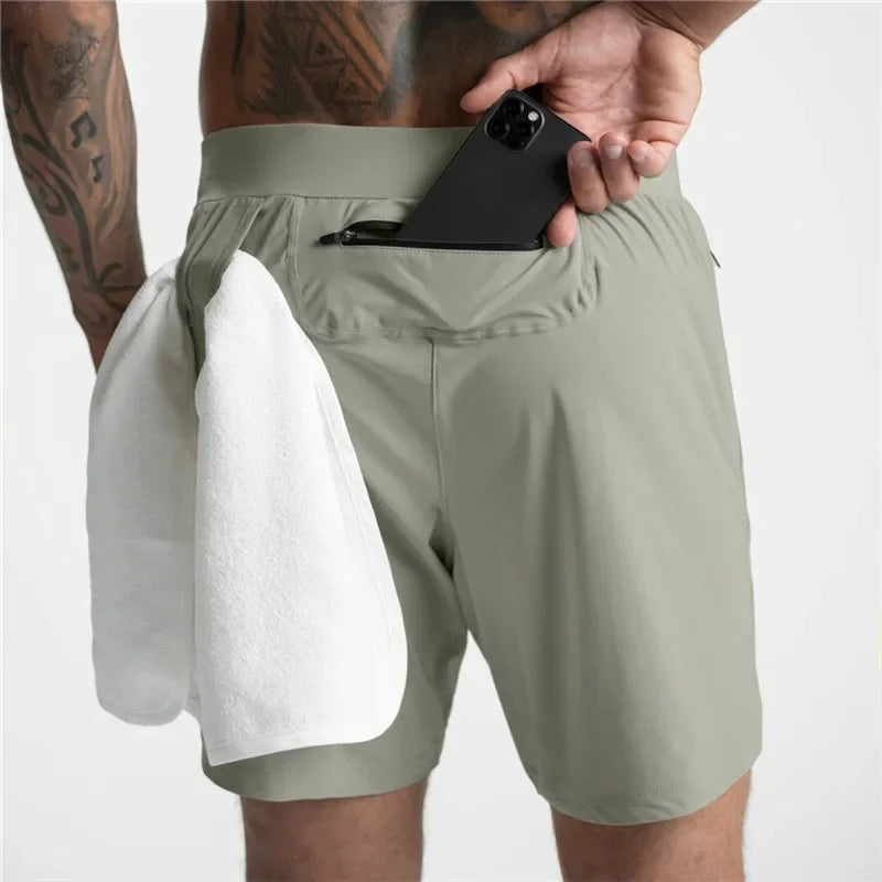 Men Gym Bodybuilding Shorts