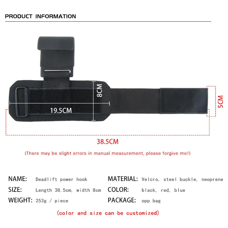 Weight Lifting Hook Grips