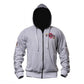 Men zipper Hoodies Gym