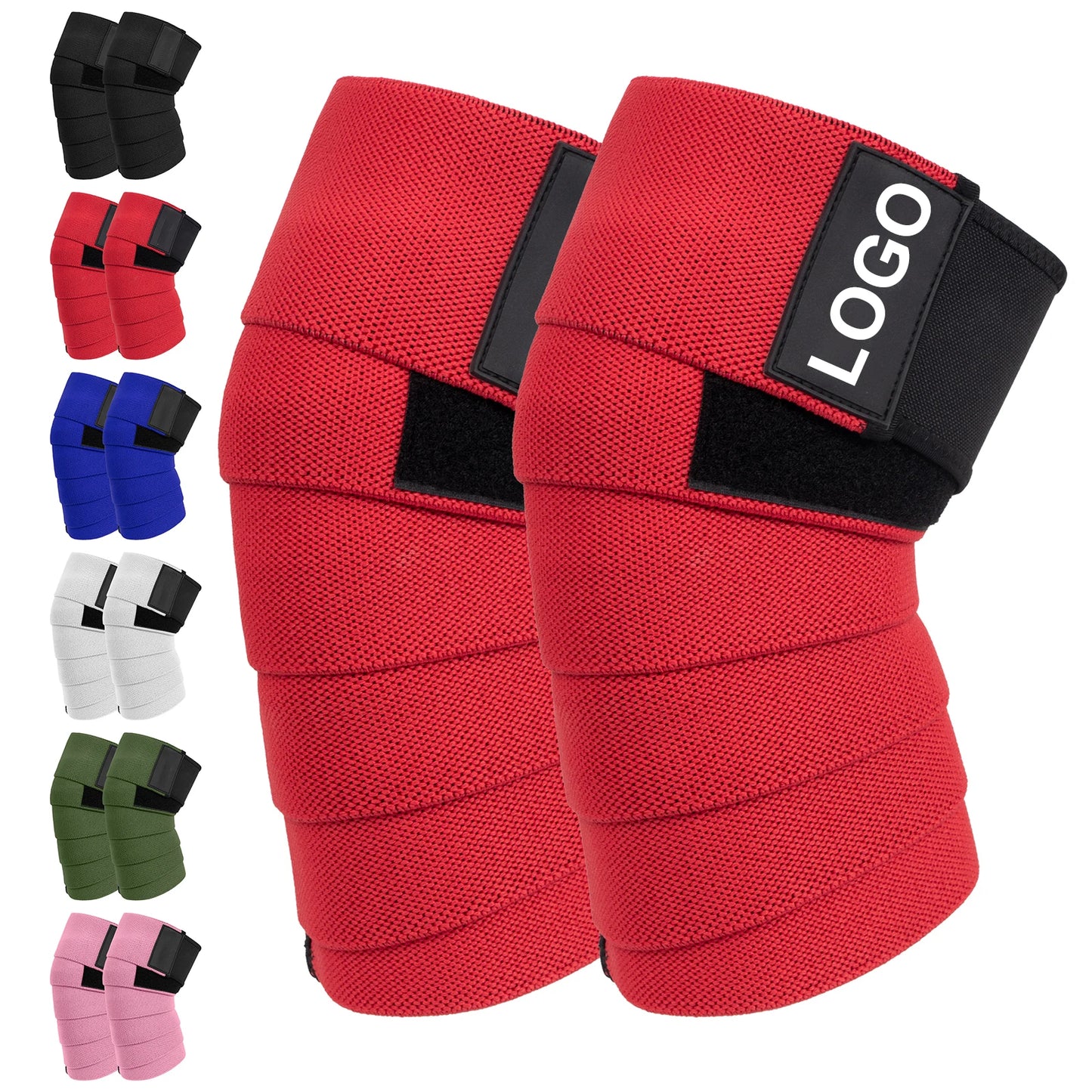 Knee Wraps Elasticated  Gym Workout