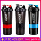 3 Layers Shaker Protein Bottle Gym